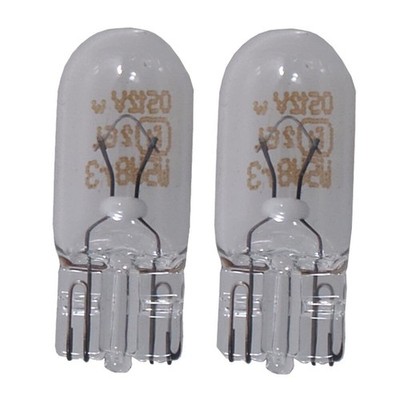 Perko 0338Dp1Clr Wedge Base Bulb 12V 5W .35A Pair