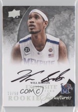 2012 Upper Deck Exquisite Collection Silver Spectrum 23/50 Will Barton Auto 0s3