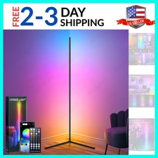 Corner Lamp, LED Floor Lamp Smart RGB Corner Floor Lamp with App Control