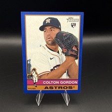 2025 Topps Heritage High Number - Colton Gordon #637 Dark Blue Bordered (RC)