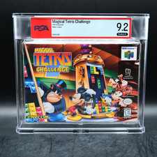 PSA 9.2 A+ Disney Magical Tetris Challenge Nintendo 64 N64 Sealed Capcom VGA CGC