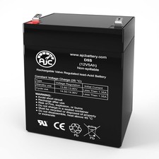 Battery Compatible with APC Back-UPS 6 OUTLETS 450VA 120V BN450M 12V 5Ah UPS ...