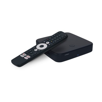 STRONG SRT 427 4K Google TV Streaming Box (incl. Sat ) Smart Box, Schwarz