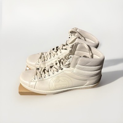 GUCCI Ace High 'White' GG *RARE*