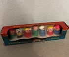 Vintage 1966 Fisher Price Play Family Toys Little People #663 Original Box