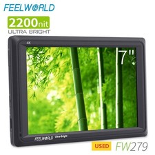 FEELWORLD FW279 7 inch DSLR Camera Field Monitor 2200nits Bright HD LCD 4K HDMI