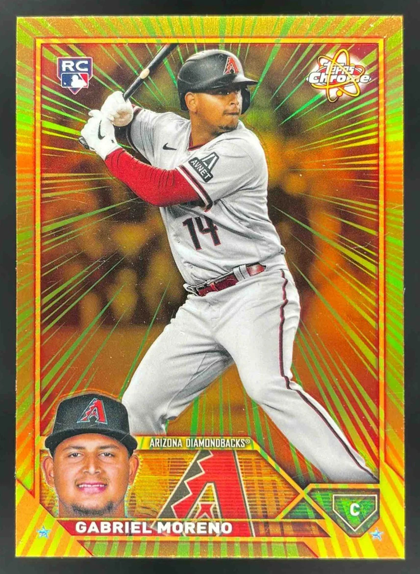 2023 Topps Chrome Radiating Rookies #RR-4 Gabriel Moreno RC
