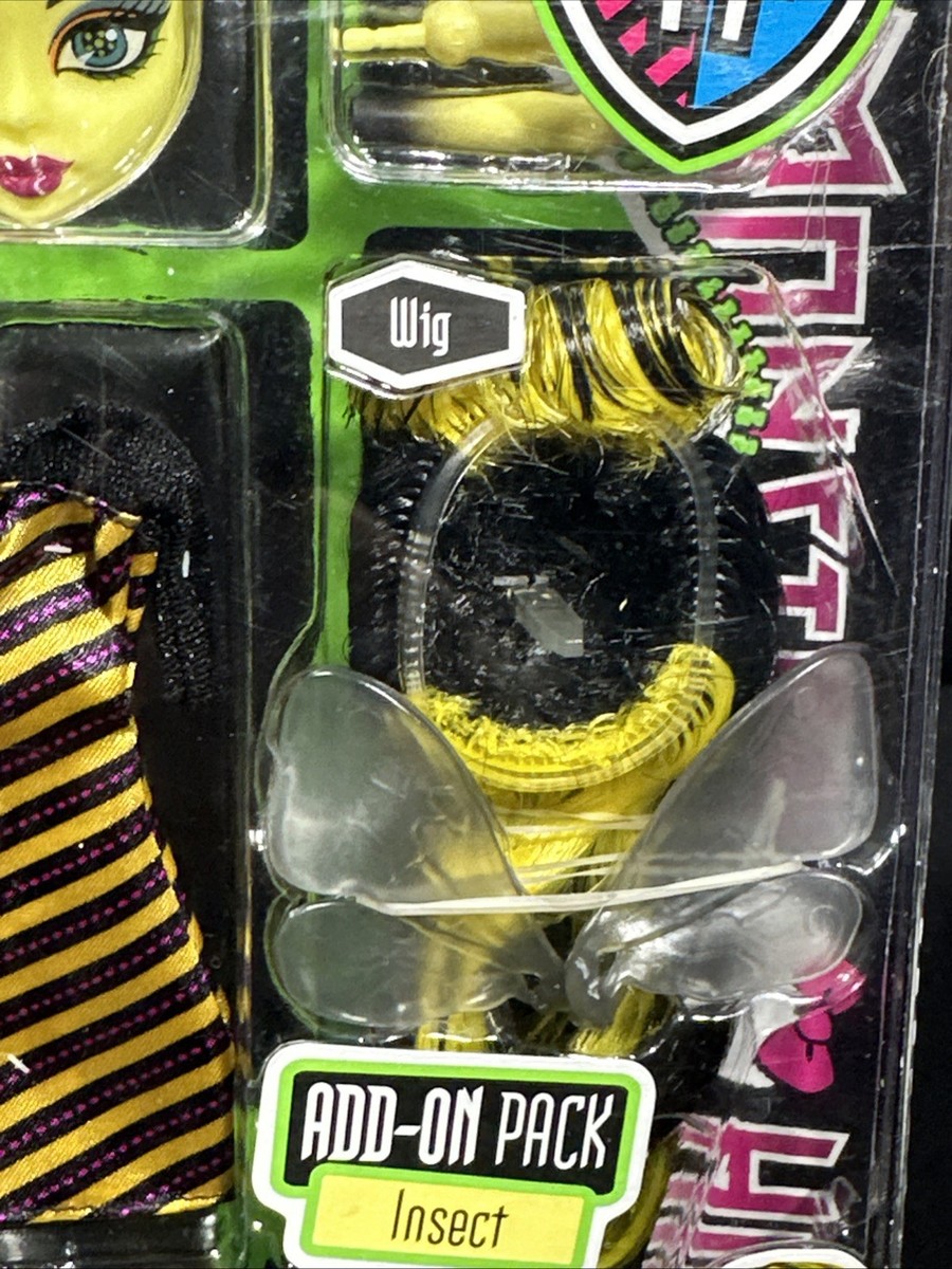Monster High Create a Monster Bee Add on Accessory Parts Black