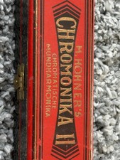 Vintage M. Hohner Chromonika II Chromatic Harmonica & Case &ndash; Made in Germany