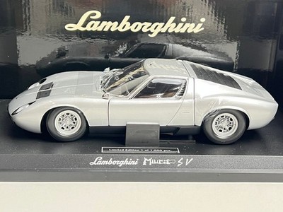 Kyosho 1/18 Lamborghini Miura P400 SV Silver Diecast Model w