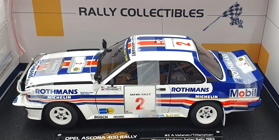 Sun Star 1/18 Scale Diecast 5453 Opel Ascona 400 Rally #2 1st Safari Rally 1983 - Image 4 of 4