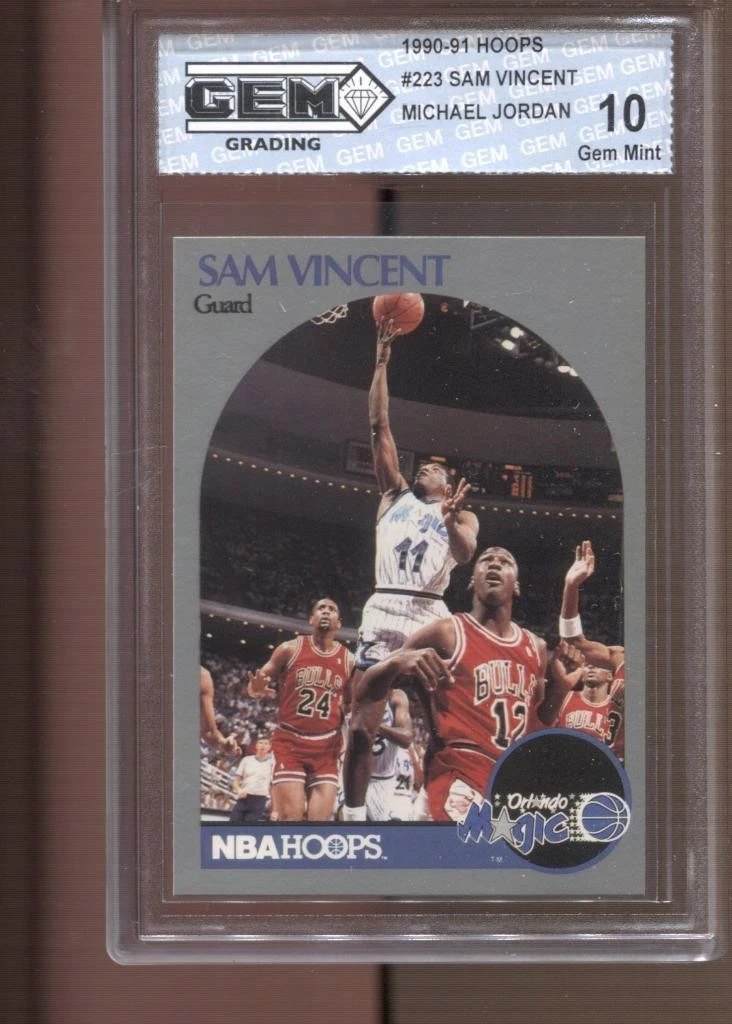 Michael Jordan Basketball Grade 10 1990-91 Season Sports Trading