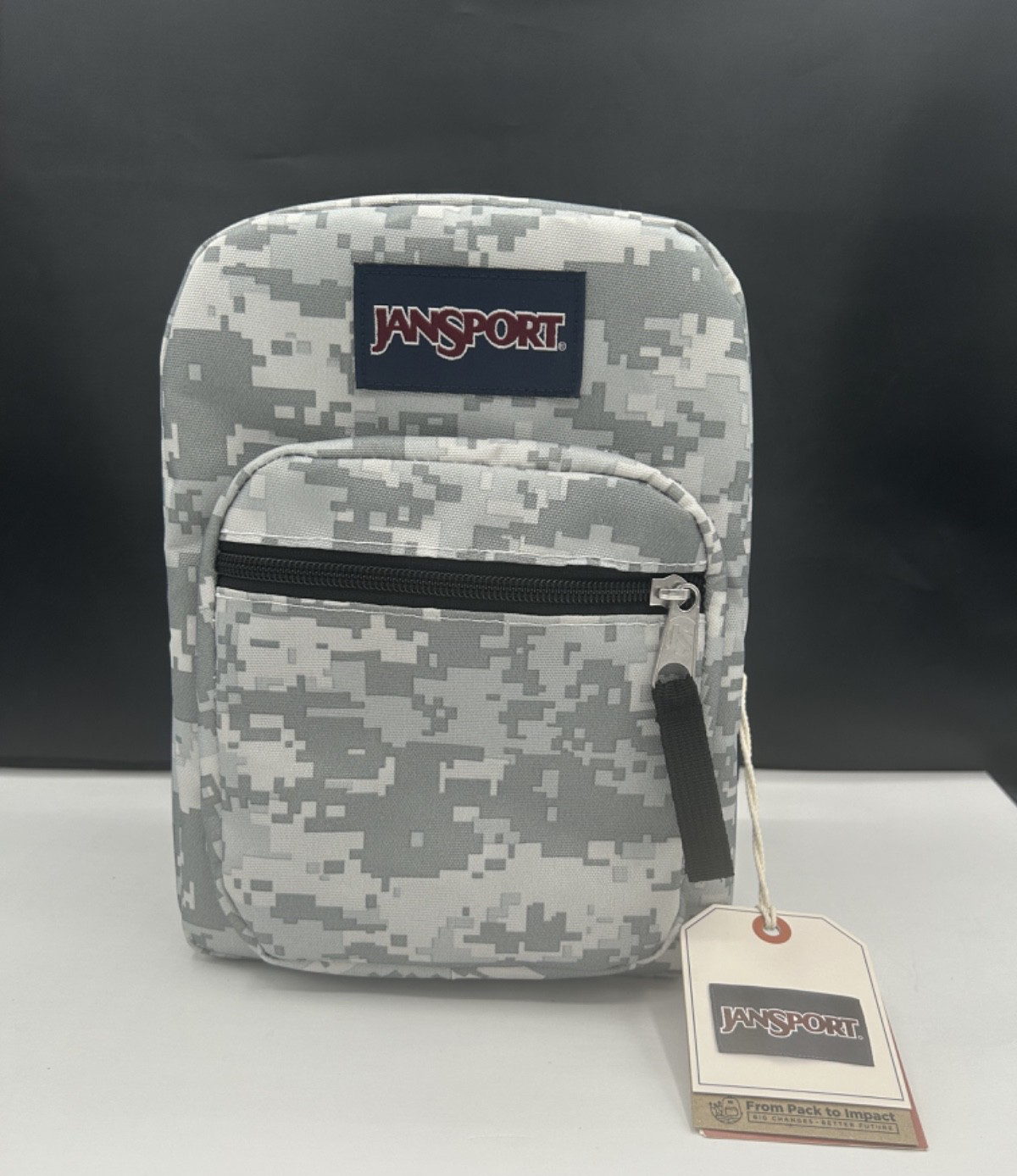 JanSport Big Break Grey Lunch Bag for School or Office - New