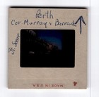 Australia Perth Street Scene Signs Cars 35mm Slide 1950s Red Border Kodachrome — photo 3