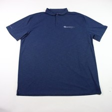 Anetik Polo Shirt Mens 3XL Blue Short Sleeve Performance UPF 30 Vint Tech