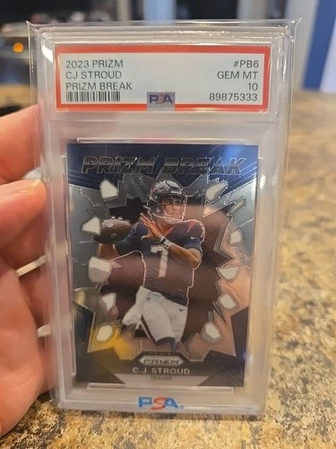 2023 Prizm Break CJ Stroud PSA 10 RC ROOKIE CARD