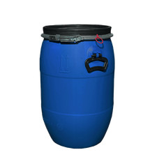 Fass 60 Liter Kunststoff Deckelfass Regentonne blau UN lebensmittelecht NEU