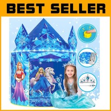 Frozen Princess Tent with Magical Sound Button  LED Lights