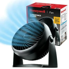 Honeywell TurboForce Air Circulator 3-Speeds Pivoting Portable 11” Sz Black