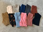 Lot Of 11 Toddler Girl 3T Leggings Pants Assorted Colors H&M Old Navy