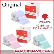 Self-Adhesive Label Sticker Paper for Phomemo M110 Bluetooth Pocket Printer lot