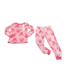 Girls' Disney Minnie Mouse 2pc Gifting Pajama Set - Pink Size Small 6/6X