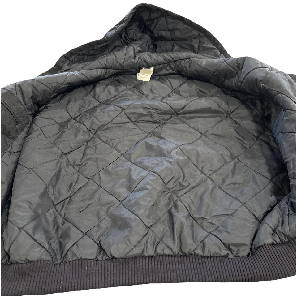 Chaqueta Carhartt Extremes J133 Arctic Active para hombre 4XL negra acolchada forrada abrigo negro Foto 4 de 4