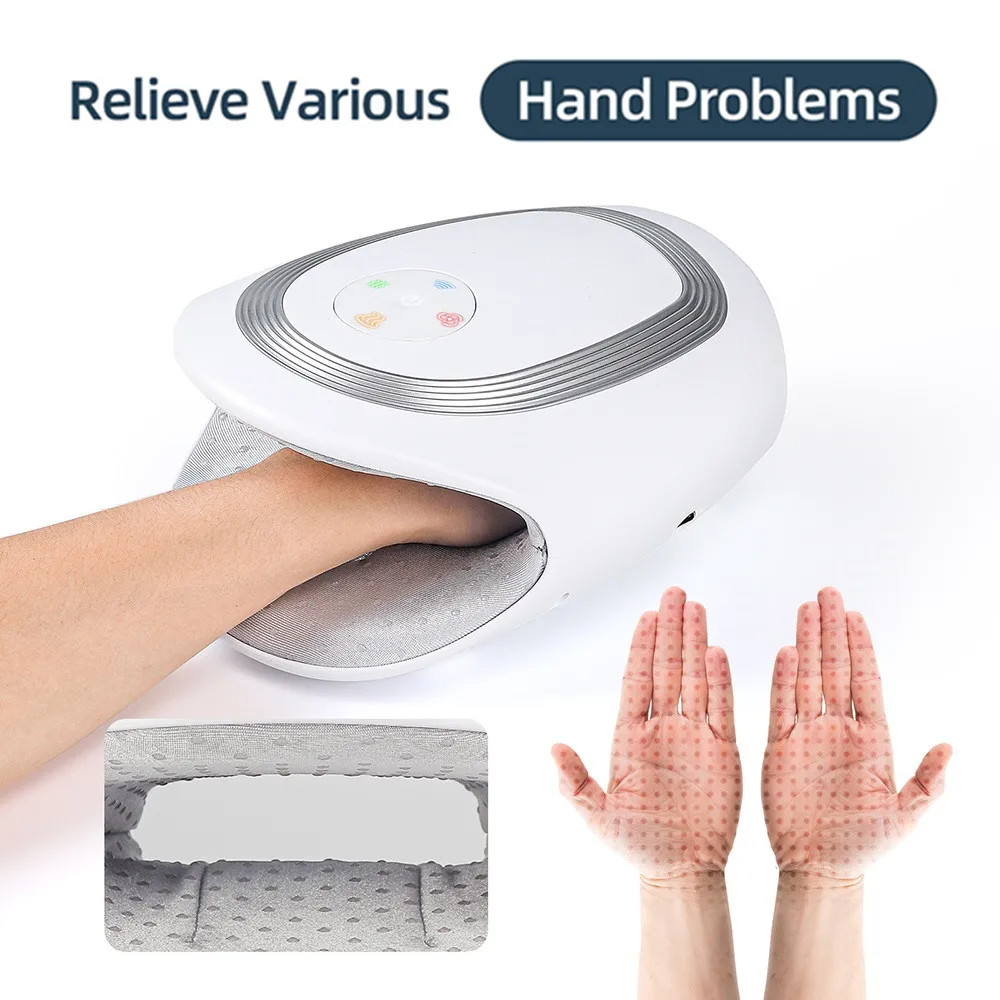 Electric Hand Massager With Compression For Pain Relief & Circulation