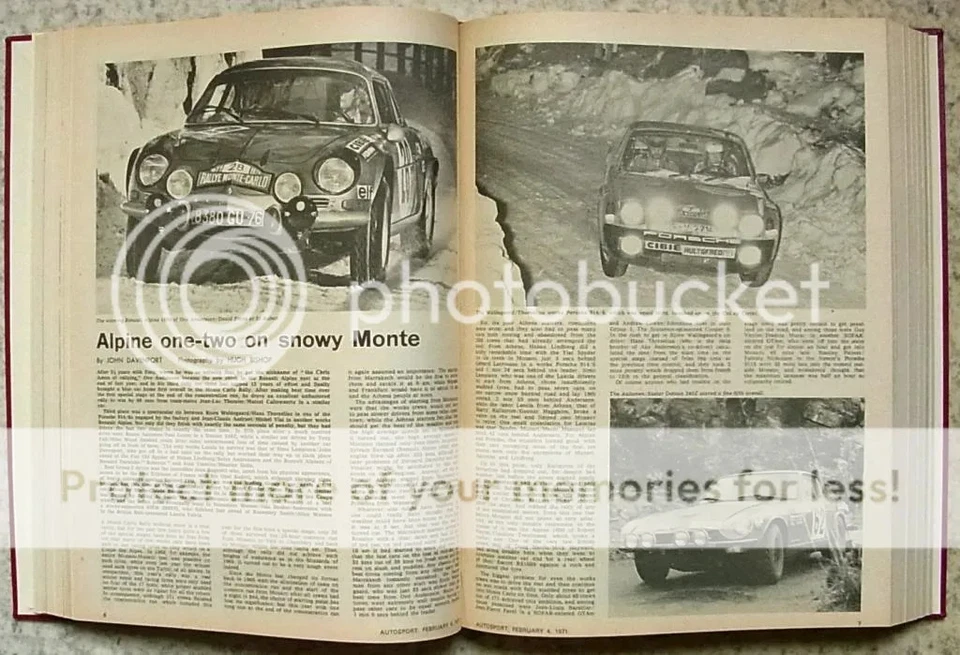 AUTOSPORT Jan To March 1971 BOUND Vol XLII 42 Motor Magazines Formula 1 Le Mans - Image 4 of 4
