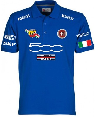 POLO FIAT 500 MARTINI RACING ABARTH maglietta felpa ALFA ROMEO t-shirt  maglia HF | eBay