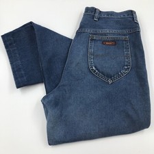 Wrangler True Vintage Misses Denim Jeans Full Fit Cowgirl Pants Size 16 USA Made