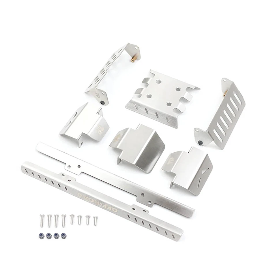 MARKENLOS Chassis Armor Guard Egg Metal Guard Plate Teile für 1/10 YIKONG 6 x 6 YK6101