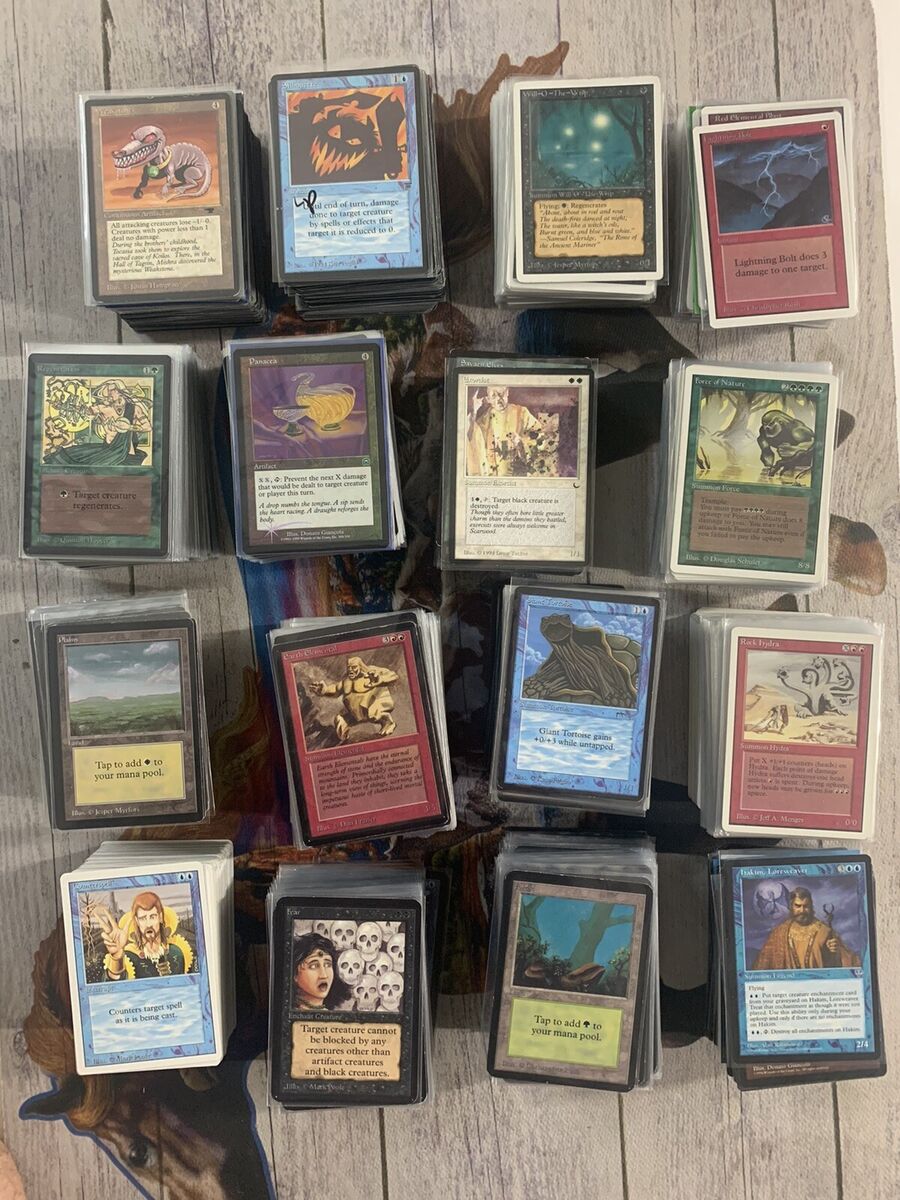 MTG Magic Vintage 60 Card Grab Bags Alpha Beta Unlimited MTG Magic Vintage 60 Card Grab Bags Alpha Beta Unlimited