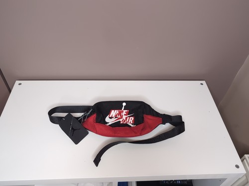 Nike Air Jordan Jumpman Waistpack Bauchtasche Schwarz & Rot Neu - Bild 1 von 7