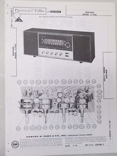 Vintage Sams Photofact Folder Radio Parts Manual Midland 11-433 AM FM Stereo