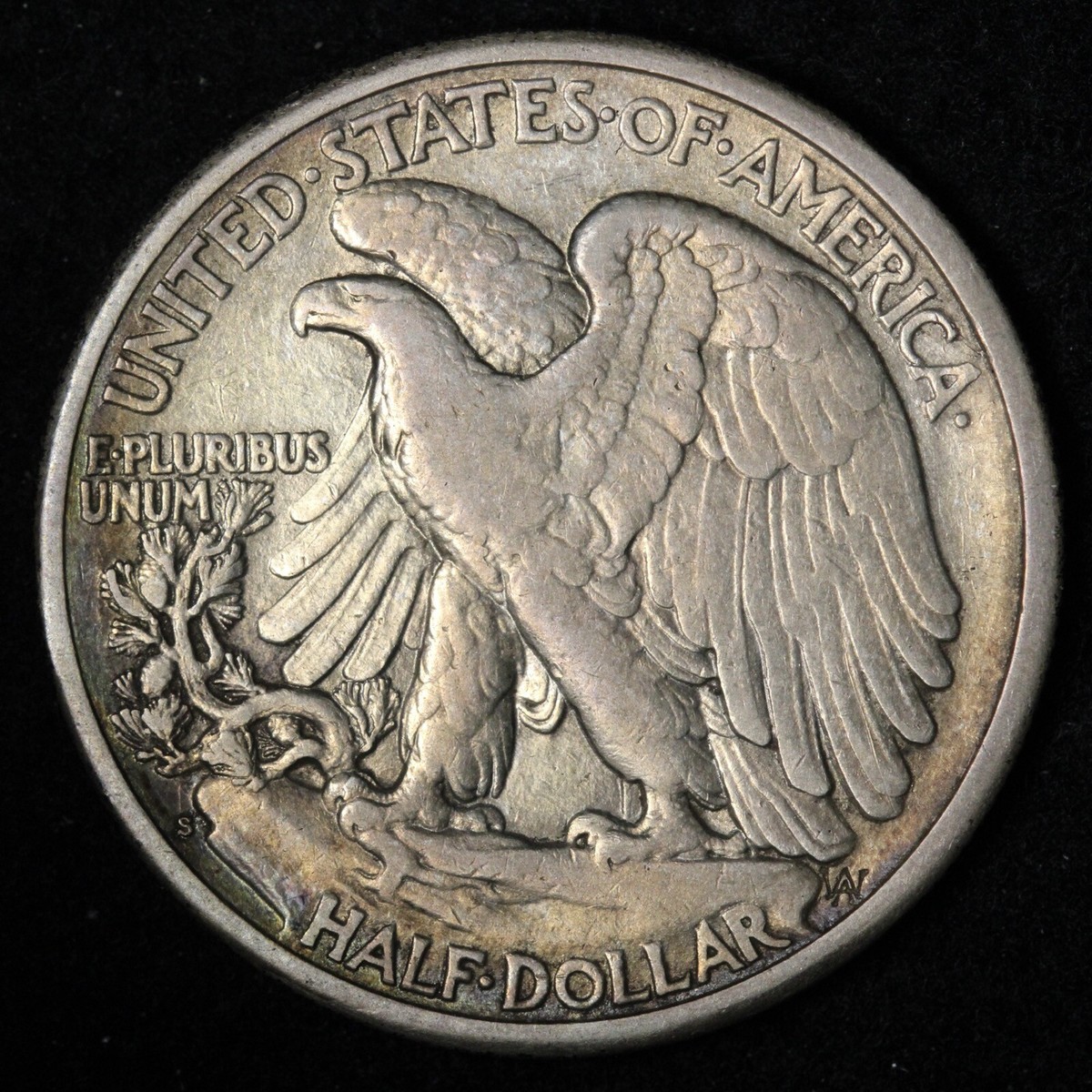 1918-S Walking Liberty Silver Half Dollar CHOICE AU E133 WMX | eBay