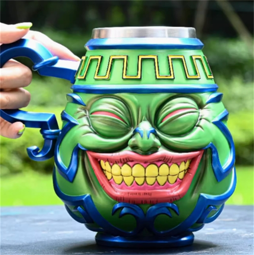 PSD STUDIO Pot of Greed Cup Duel Monsters Stainless Steel Cups Statue Figure Toy - Picture 2 of 16