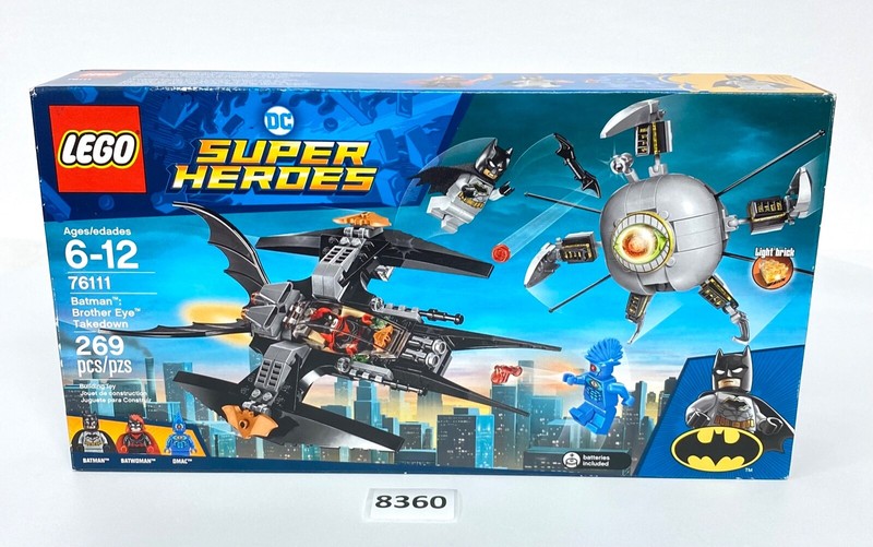 LEGO 76111 DC Super Heroes Batman Brother Eye Takedown 269 Pcs New in Box