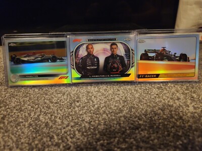 topps chrome f1 2022 Mercedes Hamilton & Russell