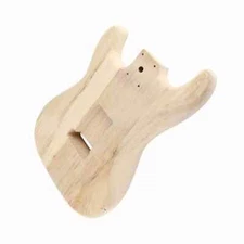 Unfinished Polished Maple Wood Guitar Barrel Body for ST Electric Guitar