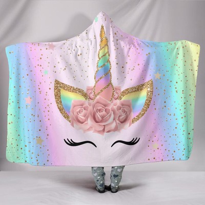 UNICORN HOODED BLANKETS