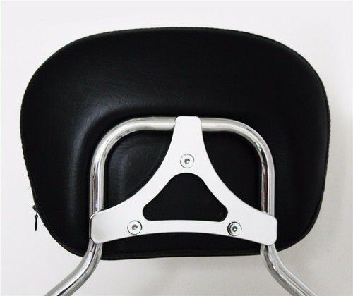 Detachable Backrest Sissy Bar Luggage rack For Harley Softail DELUXE 06-later Ch - Imagen 9 de 10
