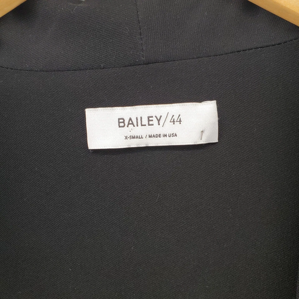 Chaqueta Bailey 44 para mujer XS Blazer recortado espalda a ganchillo negra nueva con etiquetas Foto 2 de 4