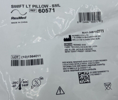 ResMed Swift LT Small Pillow Cushion Replacement Component 60571 NEW Sealed
