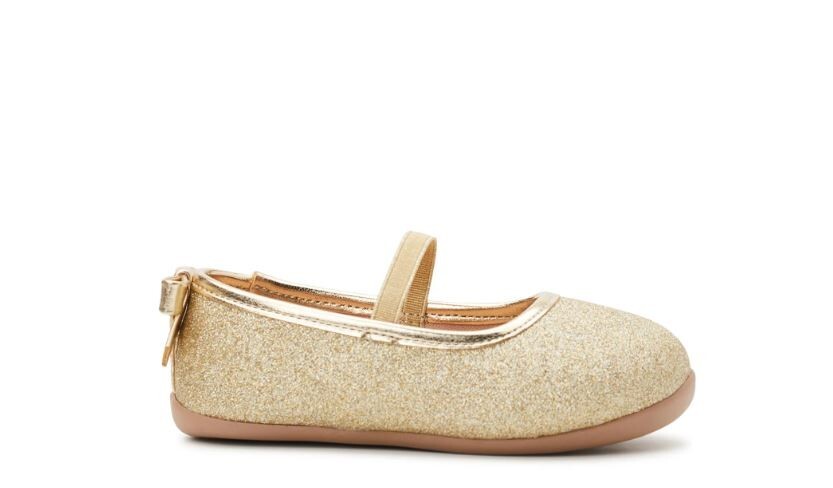 Flat Shoes Infant Gold Shoes Wonder Nation Baby Girl Ballet Flat