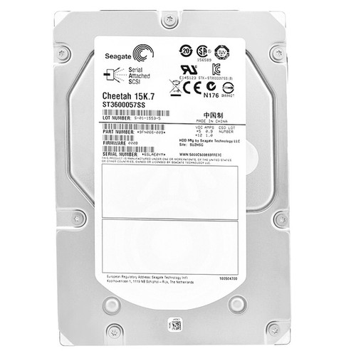 Hard Drive Seagate 600GB ST3600057SS 16MB Cache 15,000RPM SAS II 3.5" Inch