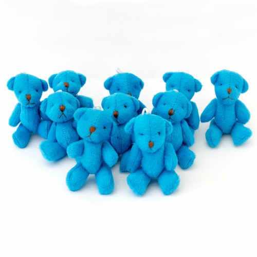 NEW - 100 X Blue Teddy Bears - Small Cute Cuddly Adorable - Gift Present - Picture 8 of 10