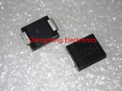 50PCS SS54 SS56 SS510 SMC(DO-214AB) SMD Schottky rectifier diode