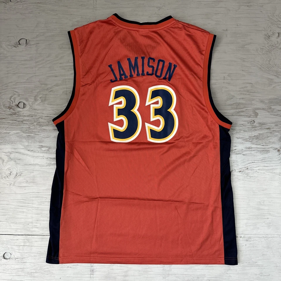Camiseta deportiva de baloncesto vintage Y2K NBA Golden State Warriors Antawn Jamison talla XL Foto 2 de 4