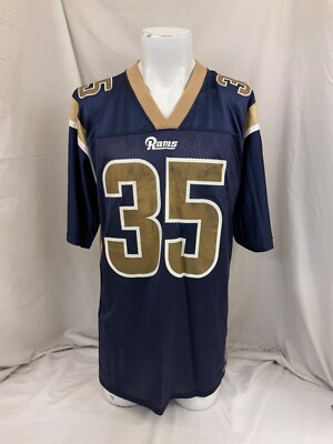 Los Angeles Rams Jersey L Blue Reebok Williams 35 YGI P2-249 | eBay